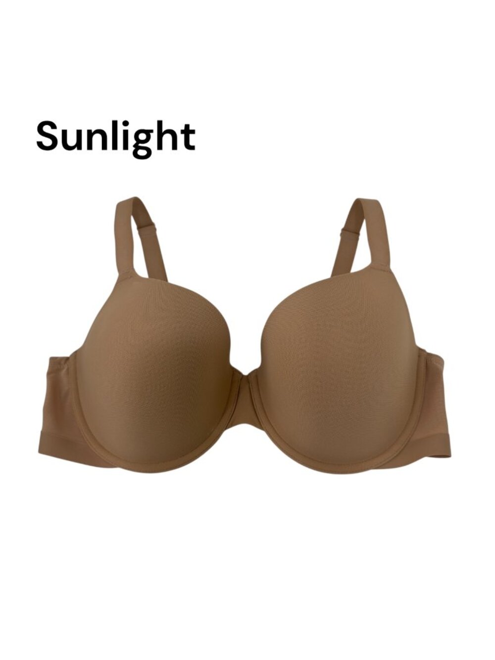 Wacoal Women Tshirt Bra Beige Underwire Full Coverage SZ 38DD Ultimate Comfort